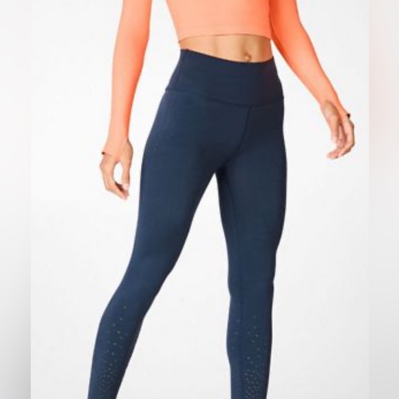 Fabletics High-Waisted SculptKnit® Dot Legging Size L - Picture 2 of 9